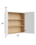Lakewood White 33x36 Wall Cabinet