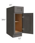 12" Vanity Base Cabinet