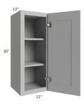 Natural Grey Shaker 12x30 Wall Cabinet