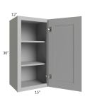 Dove Grey Shaker 15x30 Wall Cabinet