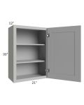 Dove Grey Shaker 21x30 Wall Cabinet