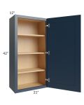 Midtown Blue Shaker 21x42 Wall Cabinet