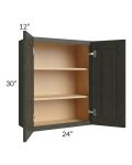 Charlotte Dark Grey 24x30 Wall Cabinet