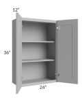Dove Grey Shaker 24x36 Wall Cabinet