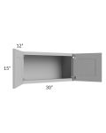 Dove Grey Shaker 30x15 Wall Cabinet