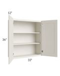 Providence Cream 33x36 Wall Cabinet