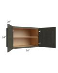 Charlotte Dark Grey 36x24x24 Wall Cabinet