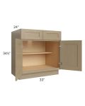 Royal Natural Shaker 33" Base Cabinet