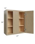 Royal Natural Shaker 27x30 Blind Wall Cabinet