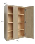 Royal Natural Shaker 27x42 Blind Wall Cabinet