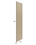 Royal Natural Shaker 24x96 Refrigerator End Panel with a 1-1/2" Return