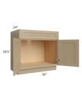 Royal Natural Shaker 36" Sink Base Cabinet
