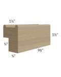 Royal Natural Shaker 96" Light Rail Molding