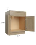 Royal Natural Shaker 27" Vanity Sink Base Cabinet