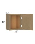 Royal Natural Shaker 15x18 Wall Cabinet