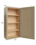Royal Natural Shaker 21x42 Wall Cabinet