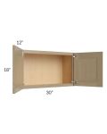 Royal Natural Shaker 30x18 Wall Cabinet