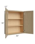 Royal Natural Shaker 30x36 Wall Cabinet