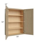 Royal Natural Shaker 30x42 Wall Cabinet