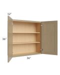 Royal Natural Shaker 36x36 Wall Cabinet