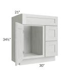 Heather Grey Shaker 30" Bathroom Vanity
