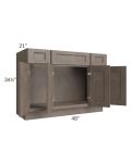 Providence Natural Grey 48" Bathroom Vanity