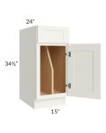Linen Shaker 15" Tray Divider Base Cabinet