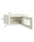 Linen Shaker 24x12 Decorative Wall Diagonal Corner Cabinet