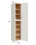 Linen Shaker 18x96x24 Wall Pantry Cabinet