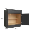 Madison Black Shaker 30" Base Cabinet