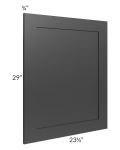 Madison Black Shaker Base Decorative End Panel
