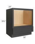 Madison Black Shaker 30" Microwave Base Cabinet