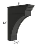 Madison Black Shaker Modern Corbel