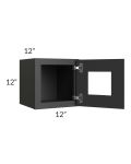 Madison Black Shaker 12x12 Decorative Wall Cabinet