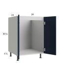 Harbor Navy 24" Full Height Door Sink Base Cabinet
