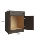 Southport Espresso Shaker 27" Sink Base Cabinet