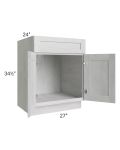 Heather Grey Shaker 27" Sink Base Cabinet