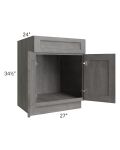 Providence Slate Grey 27" Sink Base Cabinet