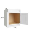 Alpine White Shaker 27" Sink Base Cabinet 