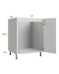 Harbor White 27" Full Height Door Sink Base Cabinet