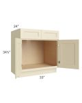 Casselton Ivory 33" Sink Base Cabinet
