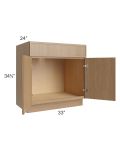 Township Rift Oak 33" Sink Base Cabinet