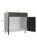 Euro Cafe 33" Sink Base Cabinet