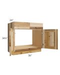 Prairie Shaker 36" Sink Base Cabinet 
