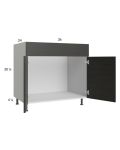 Euro Cafe 36" Sink Base Cabinet