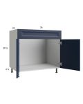 Harbor Navy 36" Sink Base Cabinet