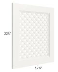 Signature Vanilla Glaze Lattice Doors for 36" Base or Sink Base Cabinet