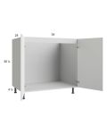Harbor White 36" Full Height Door Sink Base Cabinet