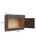 Vienna Kona Brown 42" Sink Base Cabinet