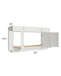 Palisades White 60" Sink Base Cabinet